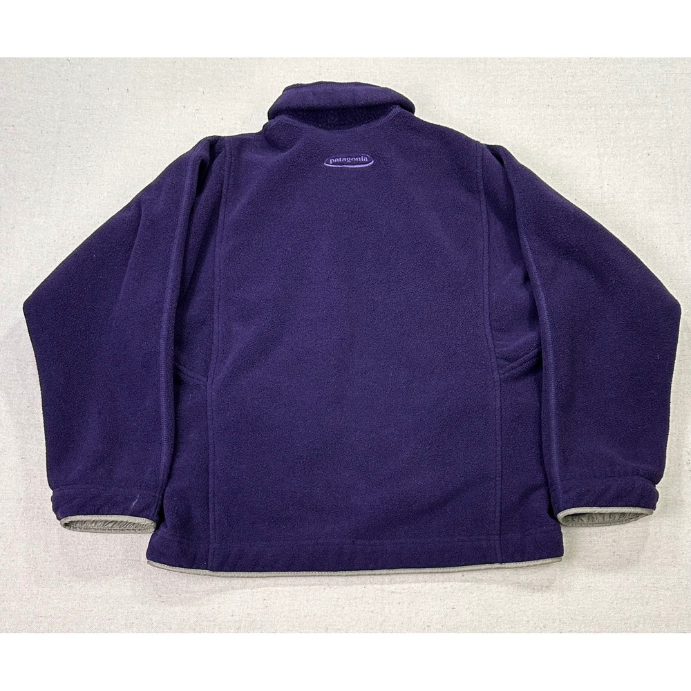 VINTAGE Patagonia Synchilla Heavy Fleece 1/4 Zip Pullover Purple USA - Picture 9 of 10